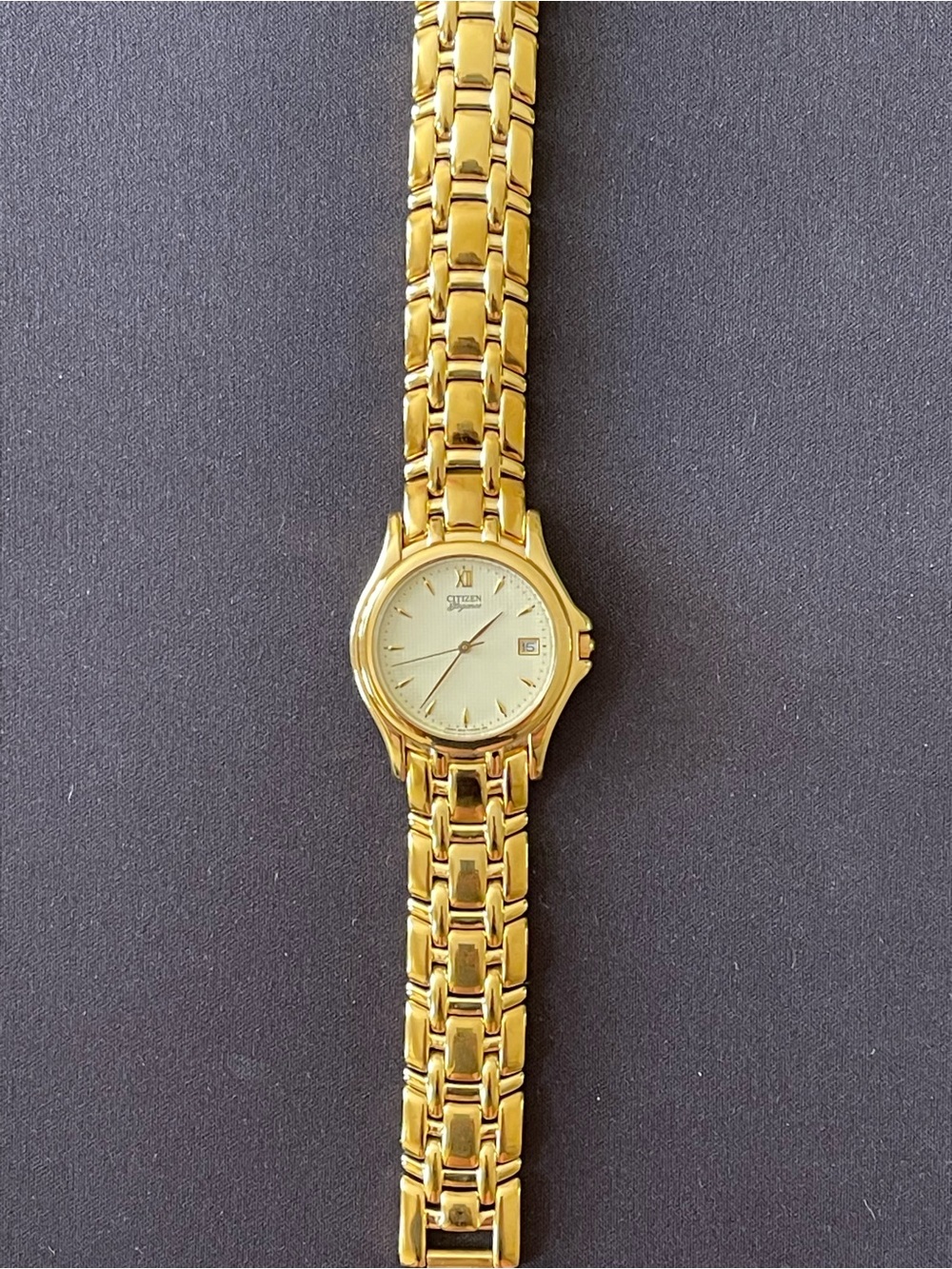 Citizen Gold Tone Men’s Watch with Champagne Dial